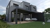 TRNAVA REALITY - Novosavby veľkých 5-i moderných rodinných domov v obci Červeník - úžitková plocha c