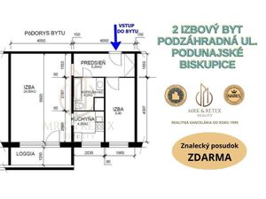 Dvojgarsónka Bratislava II - Podunajské Biskupice predaj