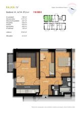 Predaj  3- izbový byt,balkón - novostavba