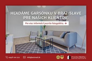 Garsónka Bratislava IV - Dúbravka podnájom