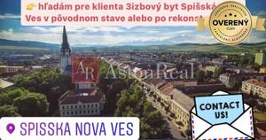 3 izbový byt Spišská Nová Ves kúpa