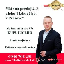 Máte na PREDAJ 2, 3, či 4i byt v Prešove