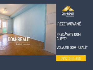 1 izbový byt Bratislava III - Nové Mesto predaj