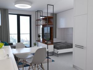 1-izbový byt  č. 109A v novostavbe obytného domu Baťove rezidencie 21,89 m2