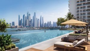 Doprajte si luxus v lukratívnom apartmáne na pláži v Emaar Beachfront Dubaj