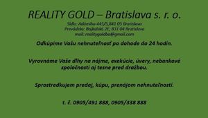 Hľadáme pre konkrétnych klientov na kúpu 1 až 4 izbové  byty Okres Bratislava I - Staré Mesto