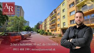 HĽADÁM: 2i byt s balkónom, 55 m2, do 130.000 €, Žilina - Hliny VII