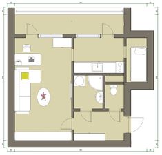 1 izbový priestranný byt | 39 m2 | čiastočná rek. | veľká loggia  REZERVOVANÉ