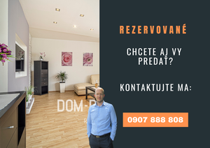 Na predaj 2 izbový byt (dvojizbový), Bratislava - Vrakuňa