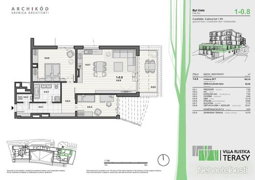 LEXXUS I 3-izbový byt v projekte VILLA RUSTICA-TERASY 1, Dúbravka - obrázok