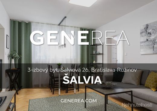 GENEREA - 3-izb. byt “ŠALVIA”, Ružinov, kompletná rekonštrukcia, bezbariérový vstup - obrázok