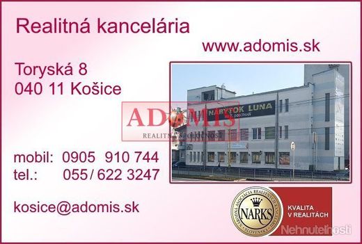 ADOMIS - hľadáme na prenájom 3 izbový byt, Košice - blízke centrum - obrázok